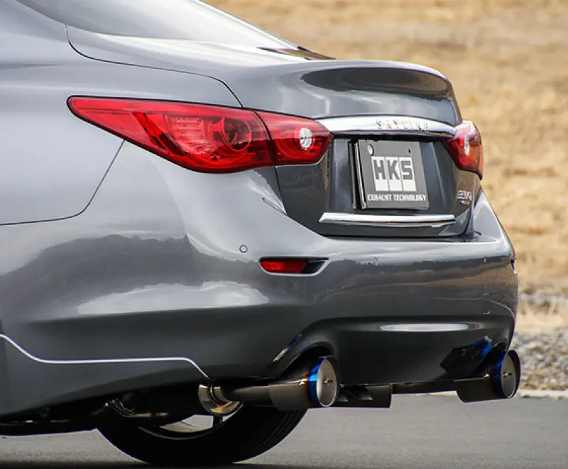 Hks Infiniti Q50 Hybrid Vq37 Dual Hi-Power Titanium Tip Catback Exhaust 1