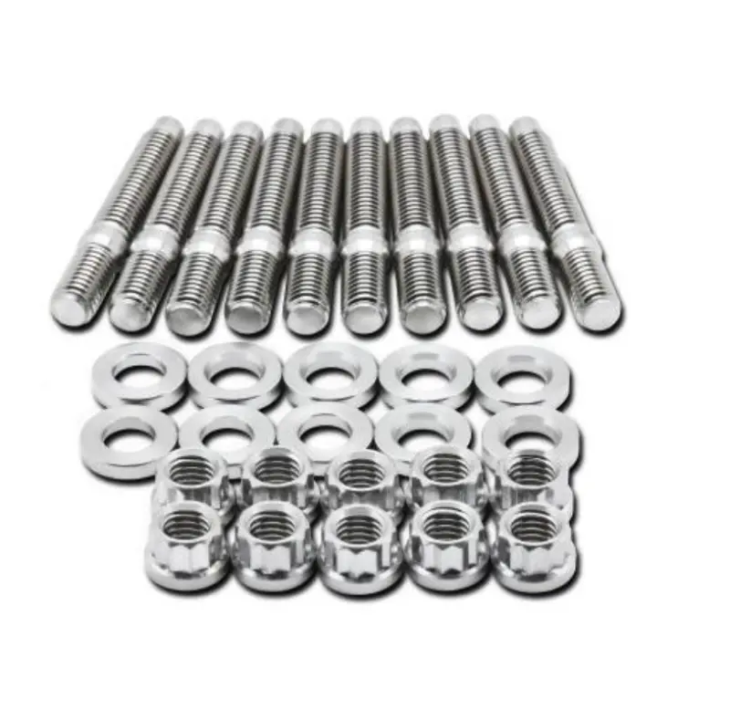 Blox Racing Sus303 Stainless Steel Manifold Stud Kit M8 X 1.25Mm 65Mm In Length - 10-Piece 1