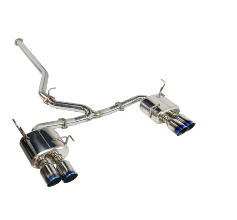 Remark 2022+ Subaru Wrx Cat-Back Exhaust W/ Burnt Stainless Tip Cover 1