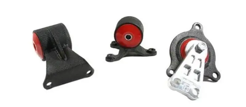 Innovative 02-06 Acura Rsx K-Series/Base Automatic Black Aluminum Replacement Mount Kit 75A Bushings 1
