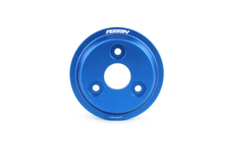 Perrin 15-21 Subaru Wrx Lightweight Water Pump Pulley - Blue 1