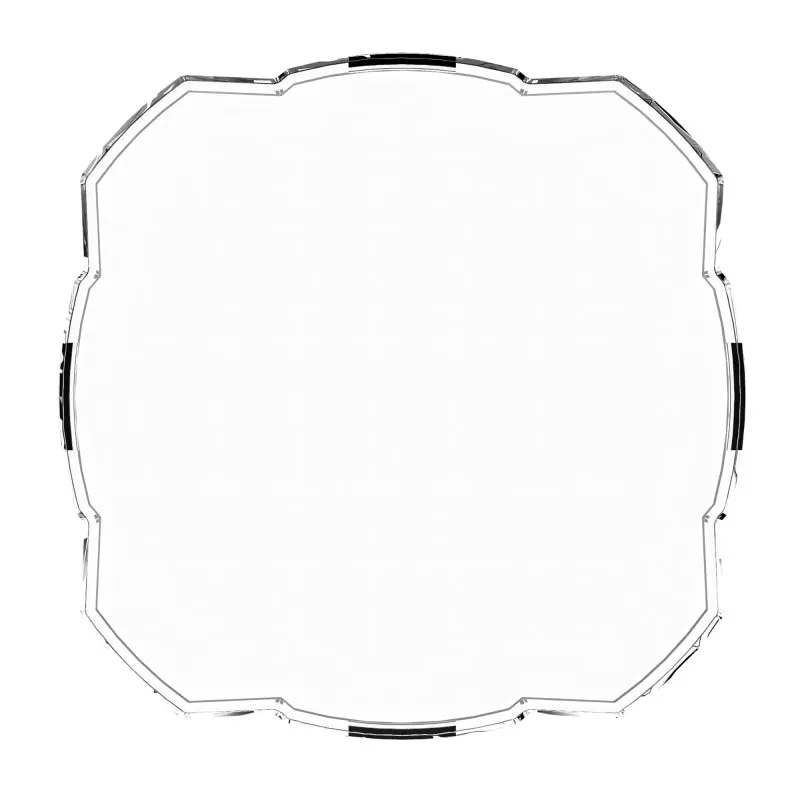 Kc Hilites Flex Era 4 Light Shield Hard Cover (Ea) - Clear 1