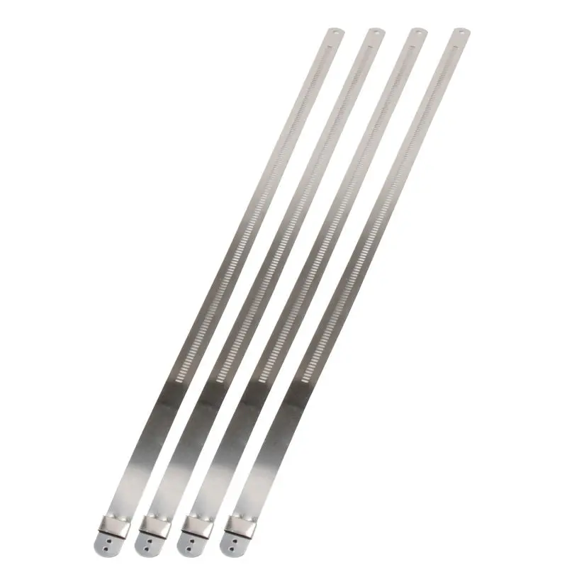 Dei Stainless Steel Positive Locking Tie 1/2In (12Mm) X 14In - 4 Per Pack 1