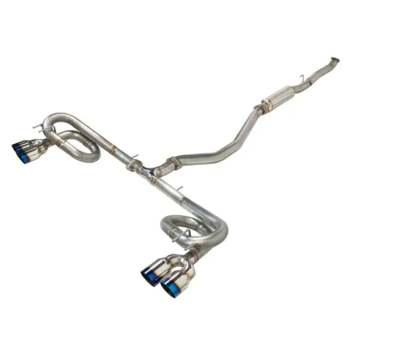 Remark 2022+ Honda Civic Hatchback Sport Touring Fl1 (Link Loop) Catback Exhaust Burnt Stainless Tip 1