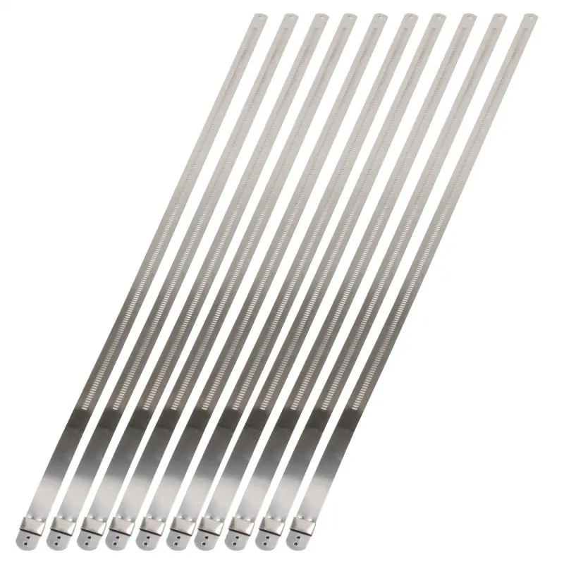Dei Stainless Steel Positive Locking Tie 1/2In (12Mm) X 20In - 10 Per Pack 1