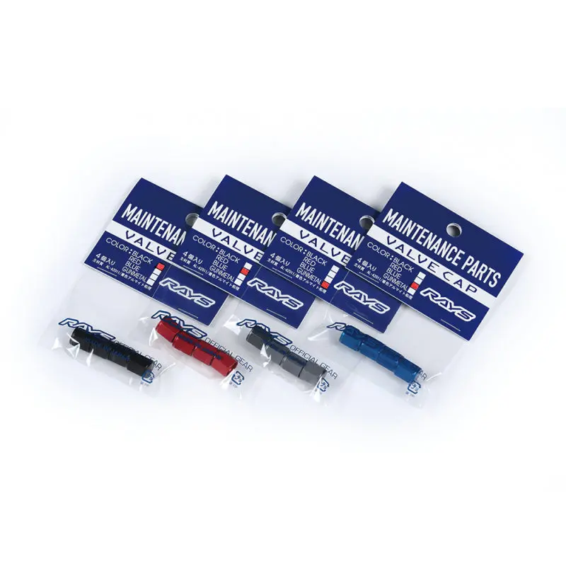 Rays Valve Stem Caps - Gunmetal (Set Of 4) 1
