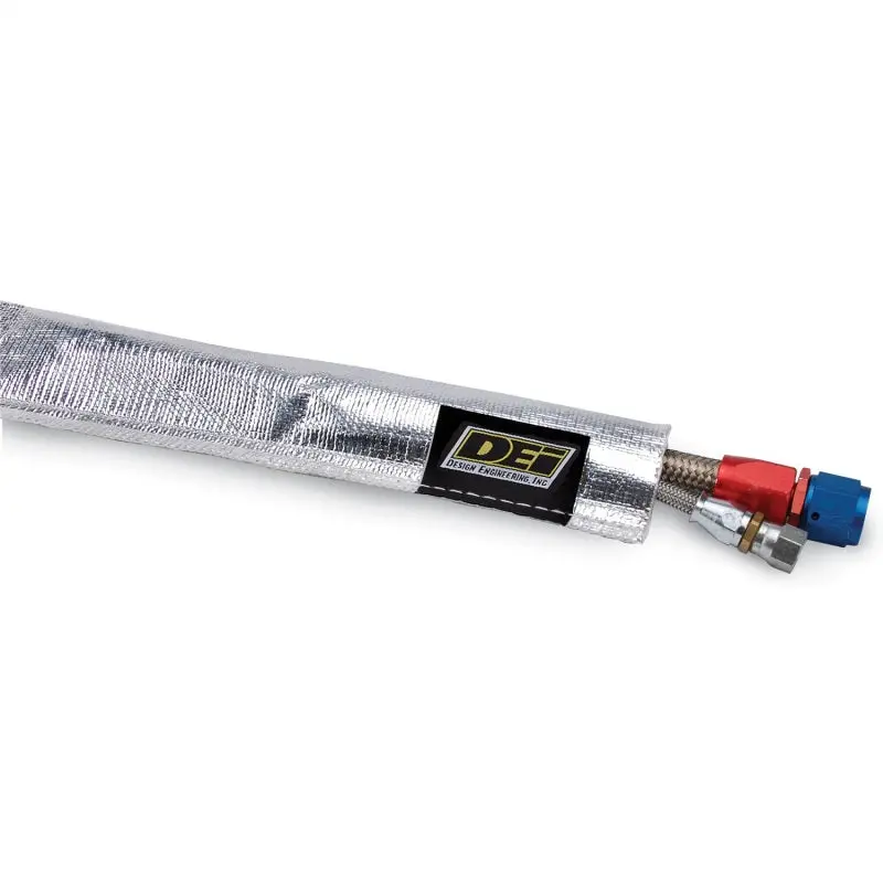 Dei Heat Sheath 1-1/4In I.D. X 3Ft - Aluminized Sleeving - Sewn Edge 1