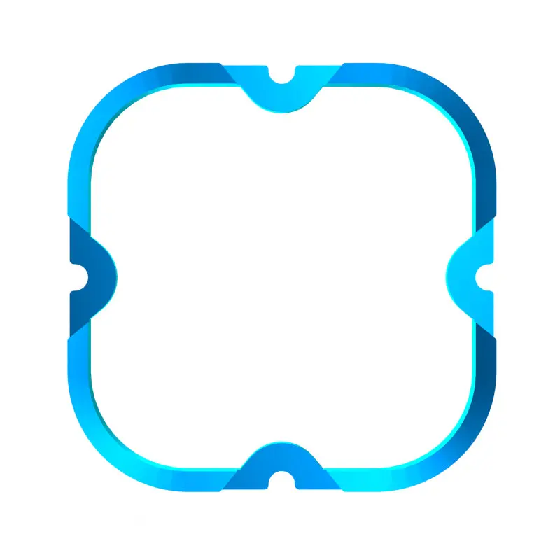 Kc Hilites Flex Era 4 Color Bezel Ring Blue (Ea) 1