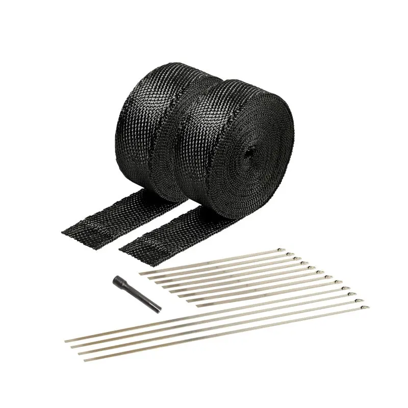 Dei Exhaust Wrap Kit - Black Titanium Wrap Locking Ties & Locking Tie Tool 1