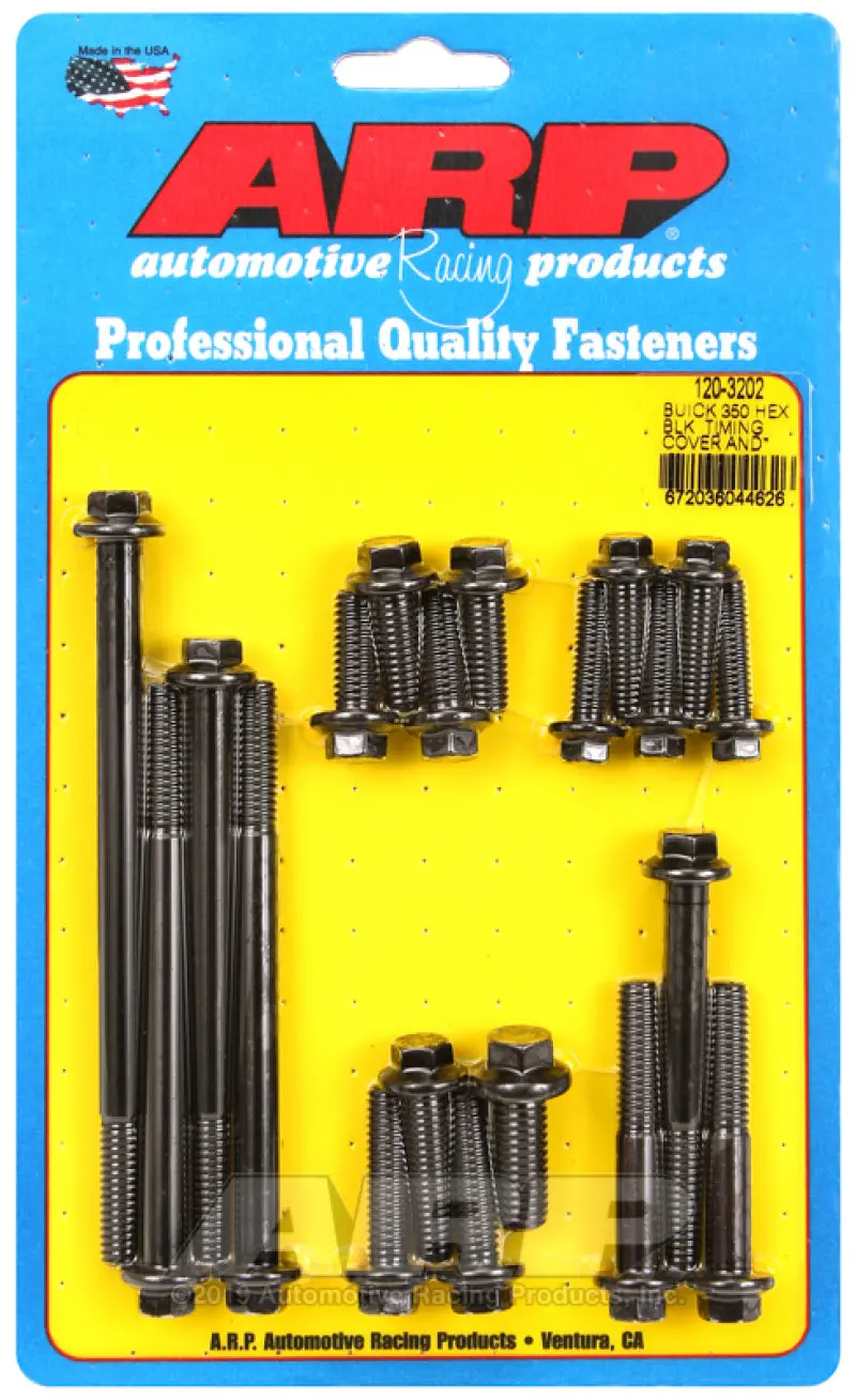 Arp Buick 350 Timing Cover And Water Pump Hex Bolt Kit 1