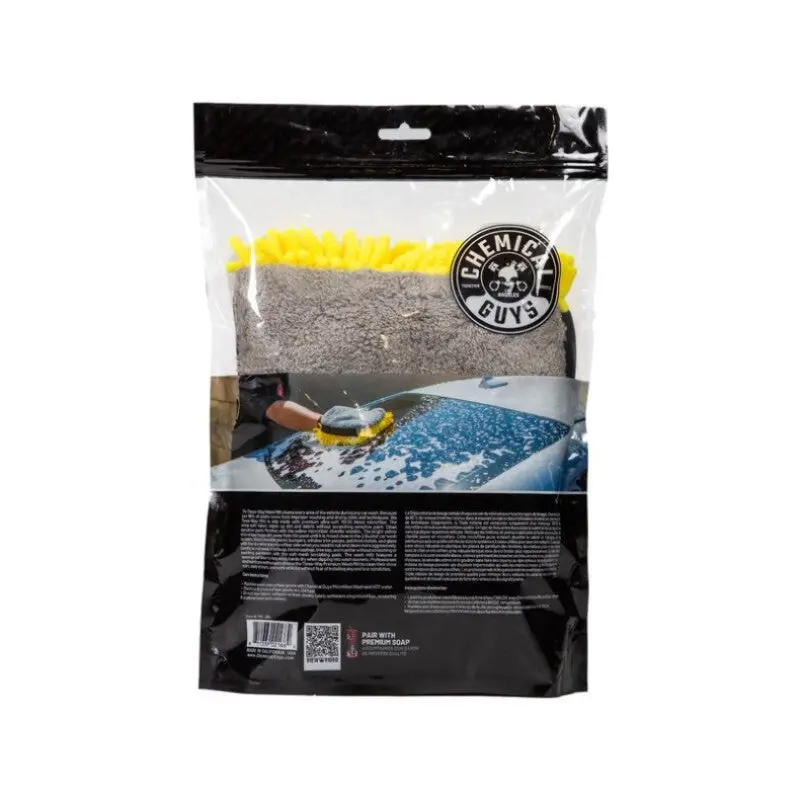 Chemical Guys Three-Way Premium Microfiber Wash Mitt 1