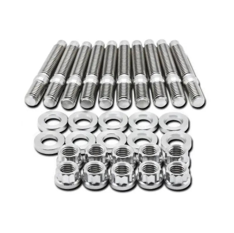 Blox Racing Blox Racing Manifold M8x1.25X45mm Stud Kit 10-Piece 1