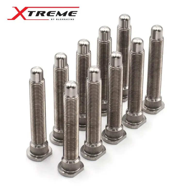 Blox Racing Subaru Xtreme Titanium Wheel Studs 12 X 1.25Mm - Set Of 10 1
