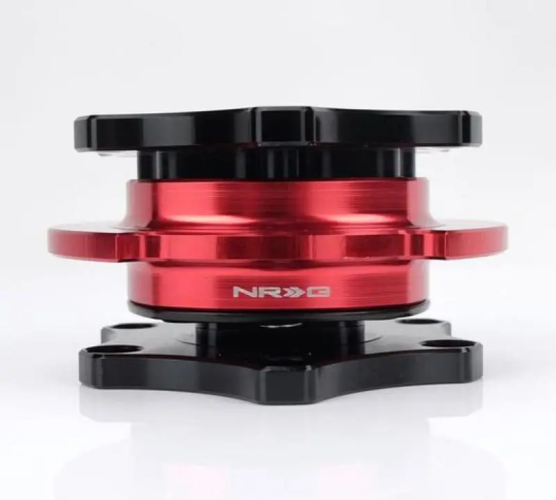 Nrg Quick Release Sfi Spec 42.1 - Shinny Black Body / Red Shinny Ring 1