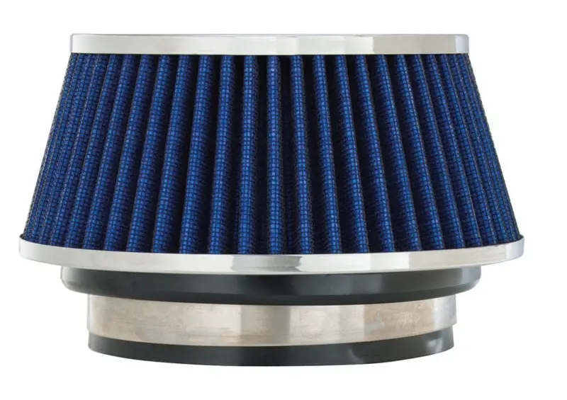 Spectre Adjustable Conical Air Filter 2-1/2In. Tall (Fits 3In. / 3-1/2In. / 4In. Tubes) - Blue 1