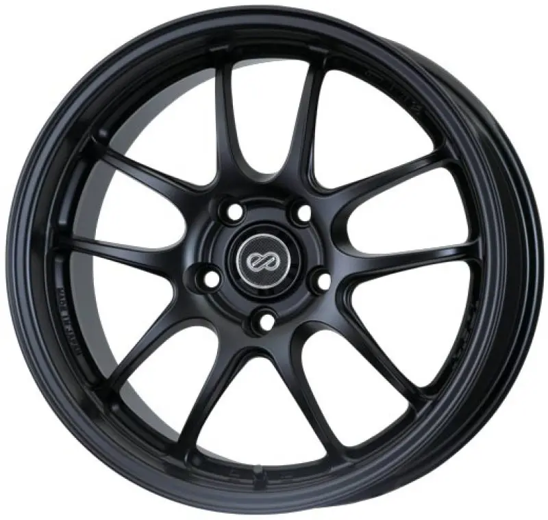 Enkei Pf01ss 17X9 5X114.3 60Mm Offset 75Mm Bore Diameter Matte Black Wheel 1