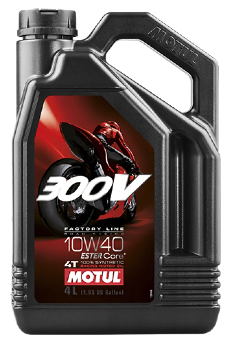 Motul 4L Synthetic-Ester 300V Factory Line Road Racing 10W40 1