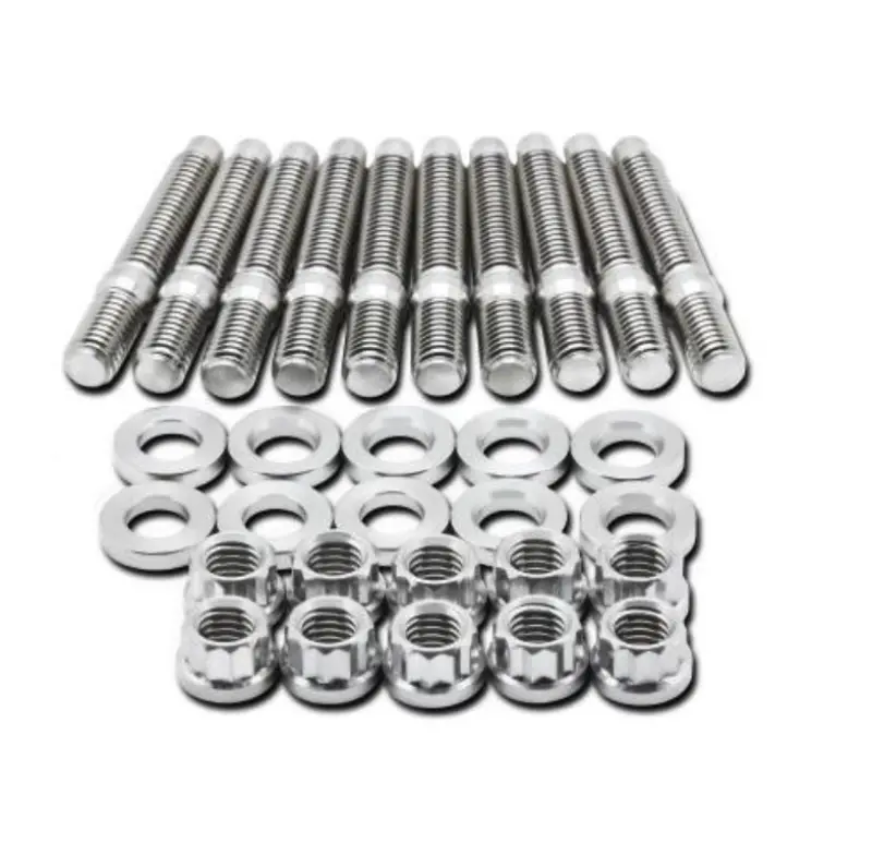 Blox Racing Sus303 Stainless Steel Intake Manifold Stud Kit M8 X 1.25Mm 55Mm In Length - 8-Piece 1