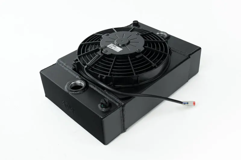 Csf Universal Drag Race / Tuck Radiator W/9In Spal Fan - 10.5In H X 10In L X 3.6In W - Black 1