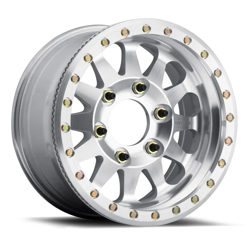 Method Mr101 Beadlock 17X9 -12Mm Offset 8X6.5 130.81Mm Cb Raw Machined W/Bh-H24125 Wheel 1