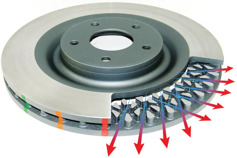 Dba 2017+ Subaru Sti Front Slotted 4000 Series Rotor 1
