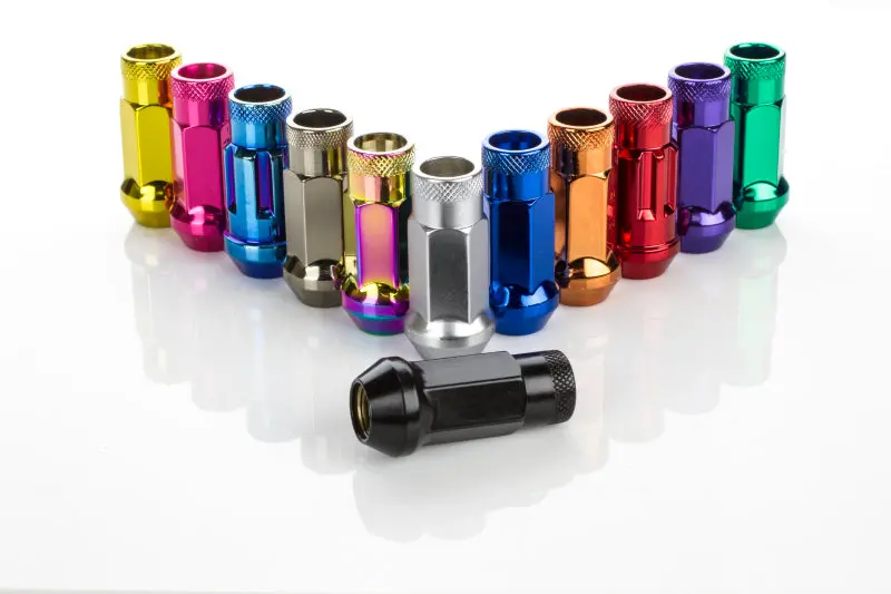 Wheel Mate Muteki Sr48 Open End Lug Nuts - Green 12X1.50 48Mm 1