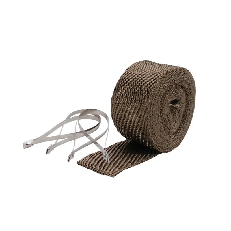Dei Exhaust Wrap Kit - Pipe Wrap And Locking Tie - Titanium 1